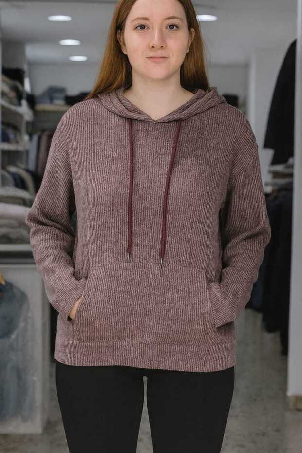 sweatshirt kapşonlu - 1