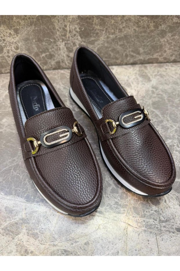 Fantazi Anne Babeti Shoes with Buckles and Stones