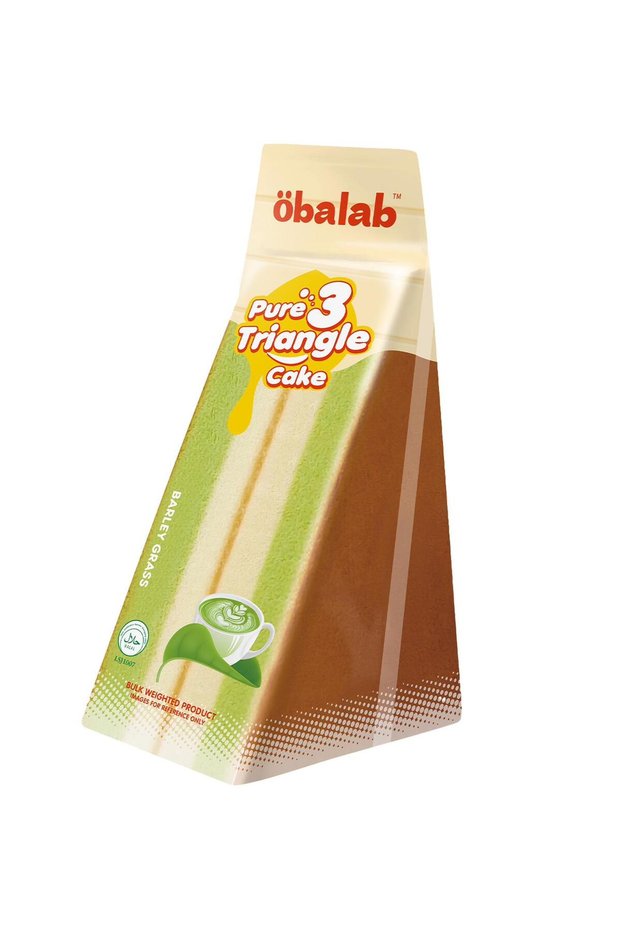 Obalab - Barley Leaf Pure 3 Triangle Cake (100g)
