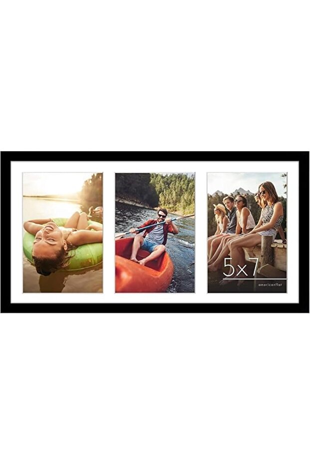 8x16 Collage Picture Frame in Black