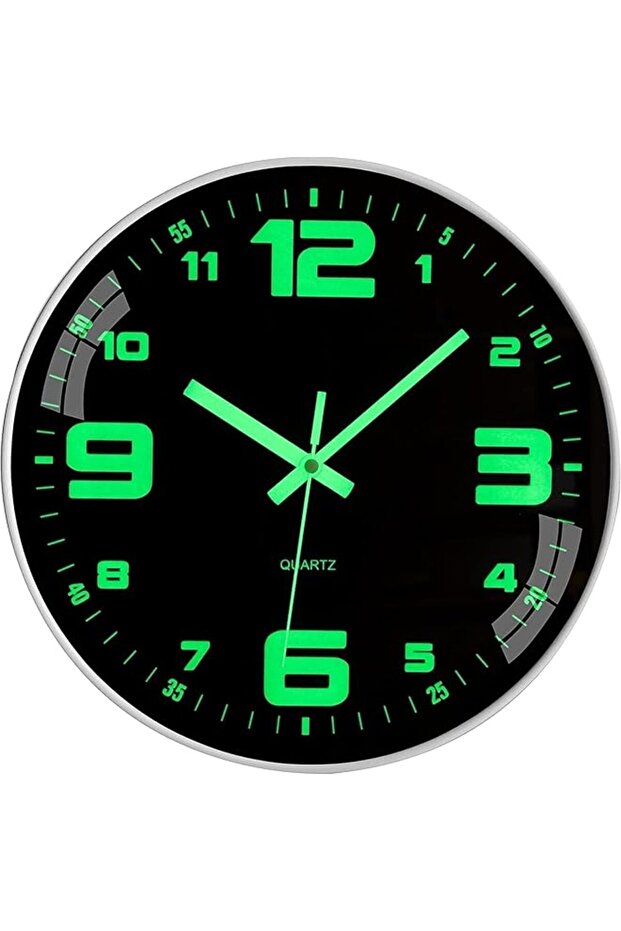 Modern Night Light Wall Clock