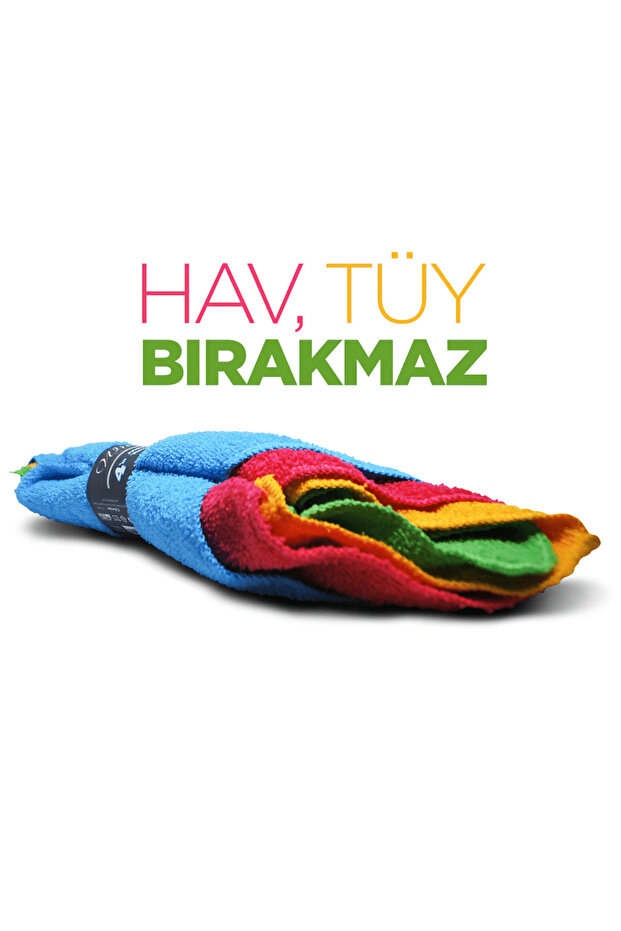 قطعة قماش تنظيف متعددة الأغراض من الألياف الدقيقة مكونة من 4 قطع - 2