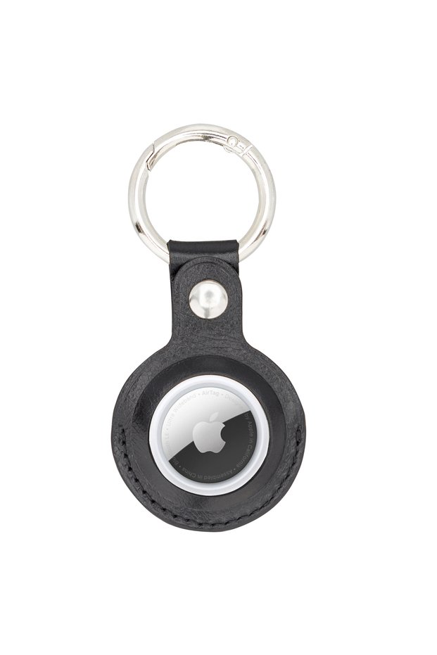 Leather Airtag Keychain – Stylish and Durable Leather Case Compatible with Apple Airtag