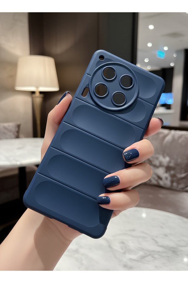Tecno Camon 30 Case Flexible Structure with Hollow Back Non-Slip Velvet Silicone Cover on the Inside