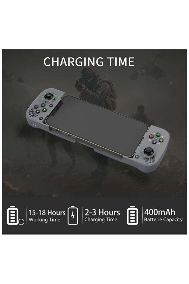 وحدة تحكم ألعاب ميجا دريم للهواتف المحمولة، متوافقة مع أجهزة آيفون، وأندرويد، والكمبيوتر الشخصي. - 5