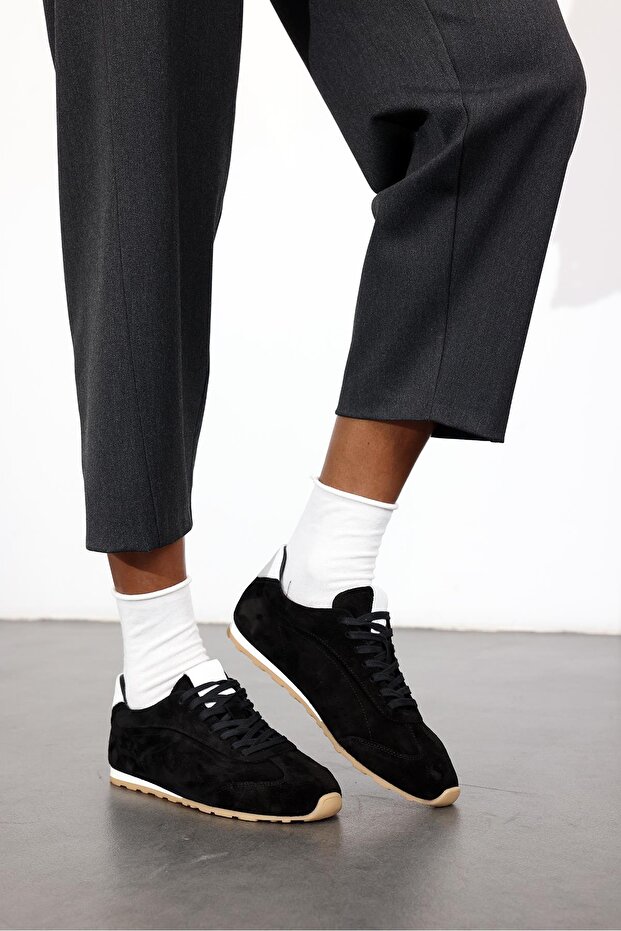 Siyah Basic Sneaker 25445 - 5