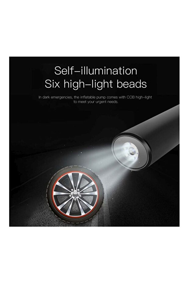 Portable Emergency Air Compressor Pump with Multiple Functions - 5