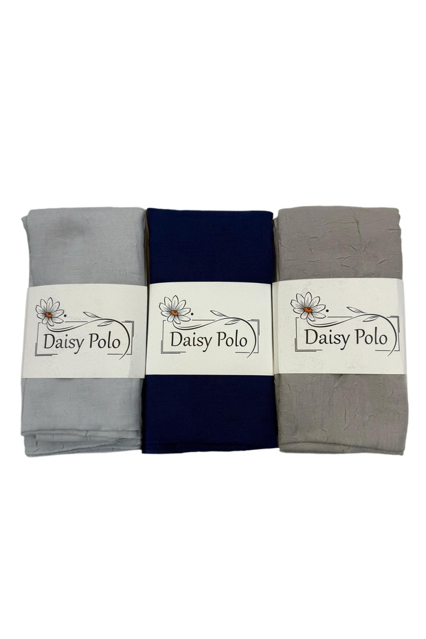 Bambu Kraş Şal Üçlü Set - 1