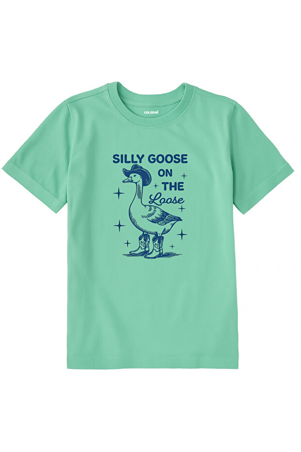 Cotton Fabric Children's T-Shirt – Silly Goose Printed T-Shirt