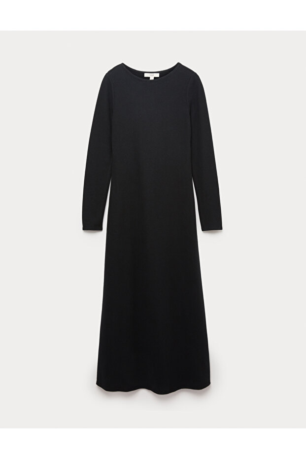 Pamuklu Midi Elbise - 2