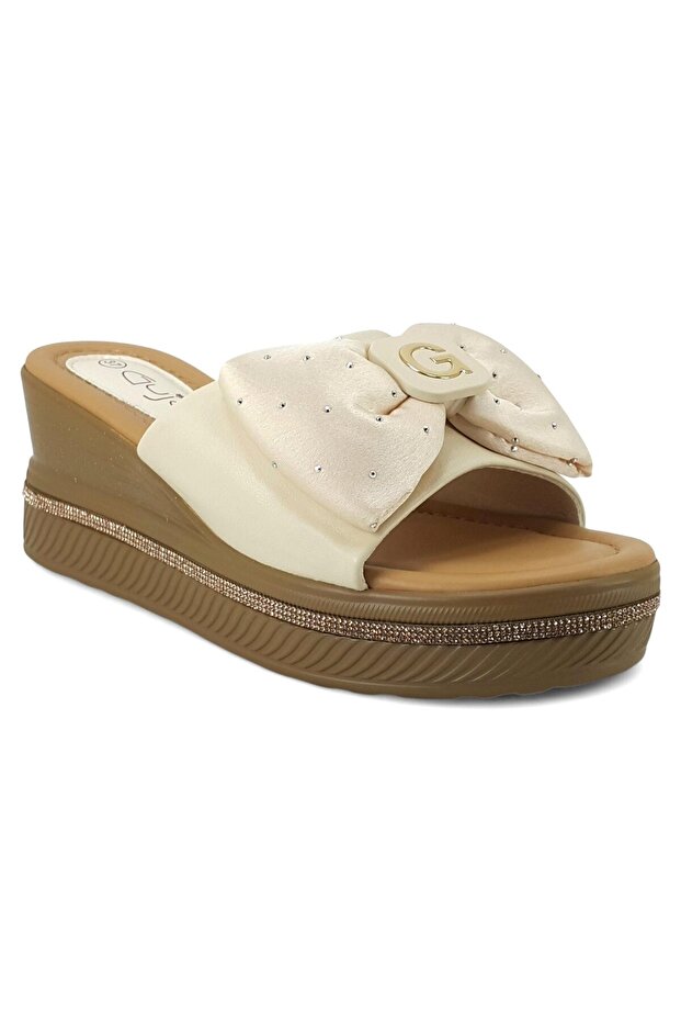 399 25Yt Women's Daily Slippers Beige