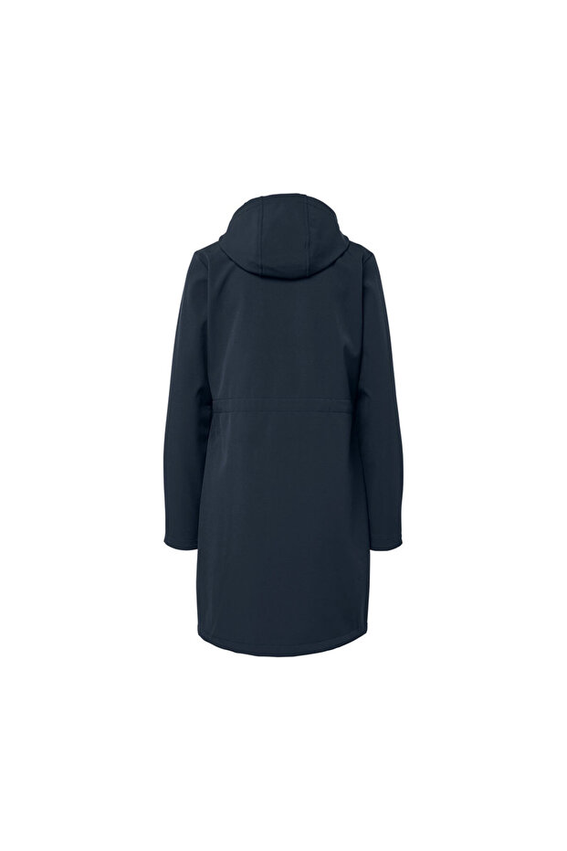 Kadın Softshell Palto, Lacivert - 5