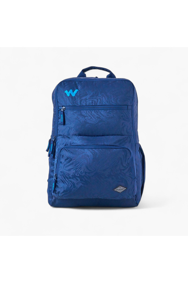 Solid School Backpack with Adjustable Shoulder Straps - 25x32x47 cms - 1