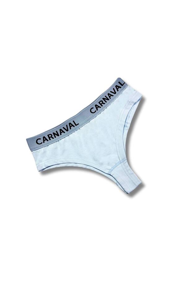 Carnival Blue Colorful Premium Women's Brazilian Panties