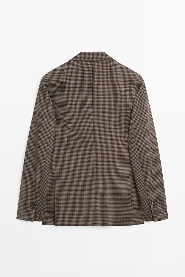 Yünlü blazer ceket - 8