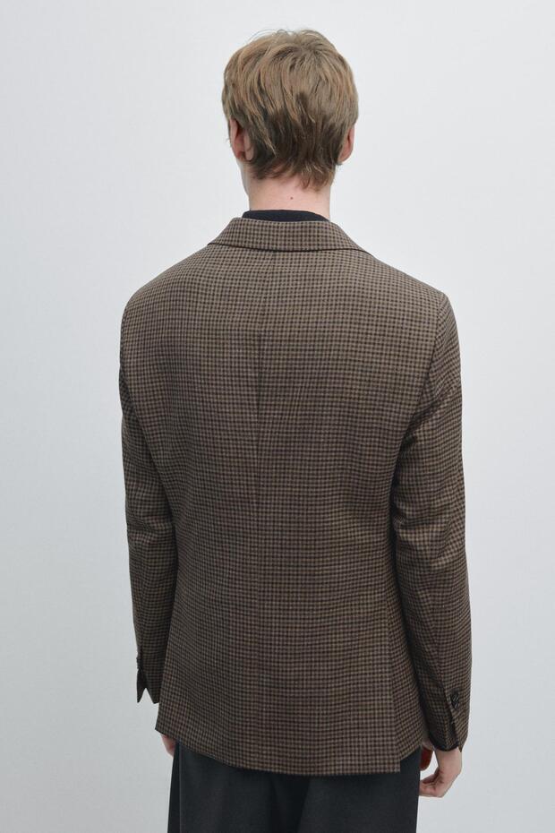 Yünlü blazer ceket - 3