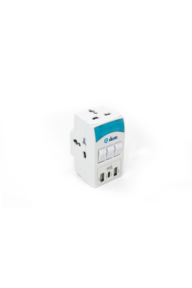 3 Way Adapter with 2 USB-A and 1USB-C Ports
