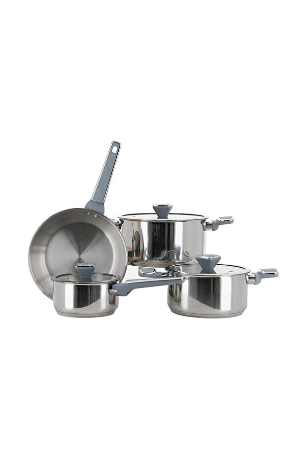 Stainless Steel Cookware Set, 7 pcs