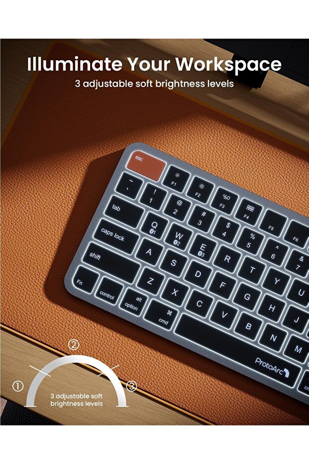 Backlit Compact Wireless Keyboard for Mac, K90-A - 2