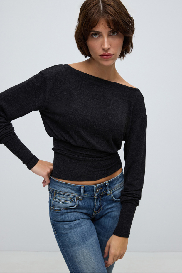 Ellen 90's Triko Bluz - 2