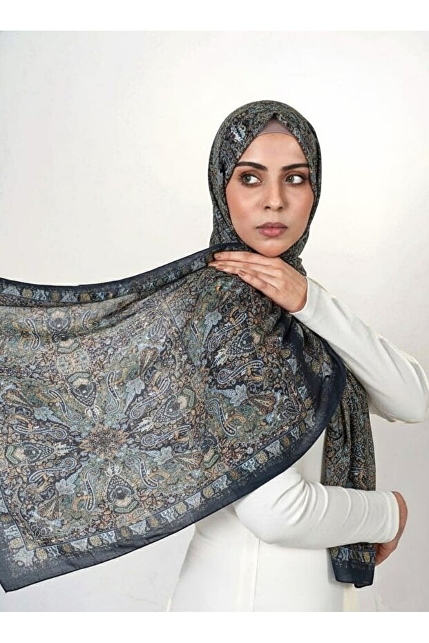 Soft Şal Sayedar Serisi Yeşil - 4