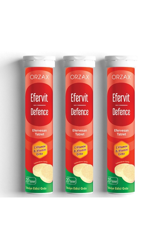 Efervit Defense Vitamin C Vitamin D3 and Zinc 3 X 20 Effervescent Tablets