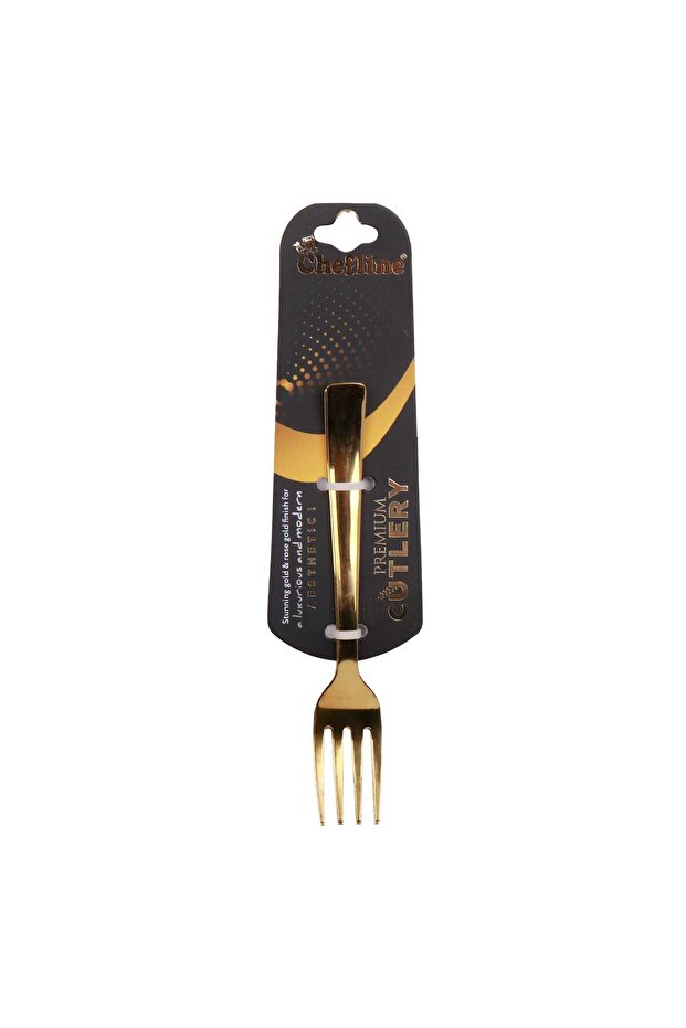 Stainless Steel Gold Plated Fruit Fork Set, 2 pcs