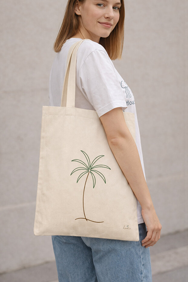 Raw Cloth Bag with Strap