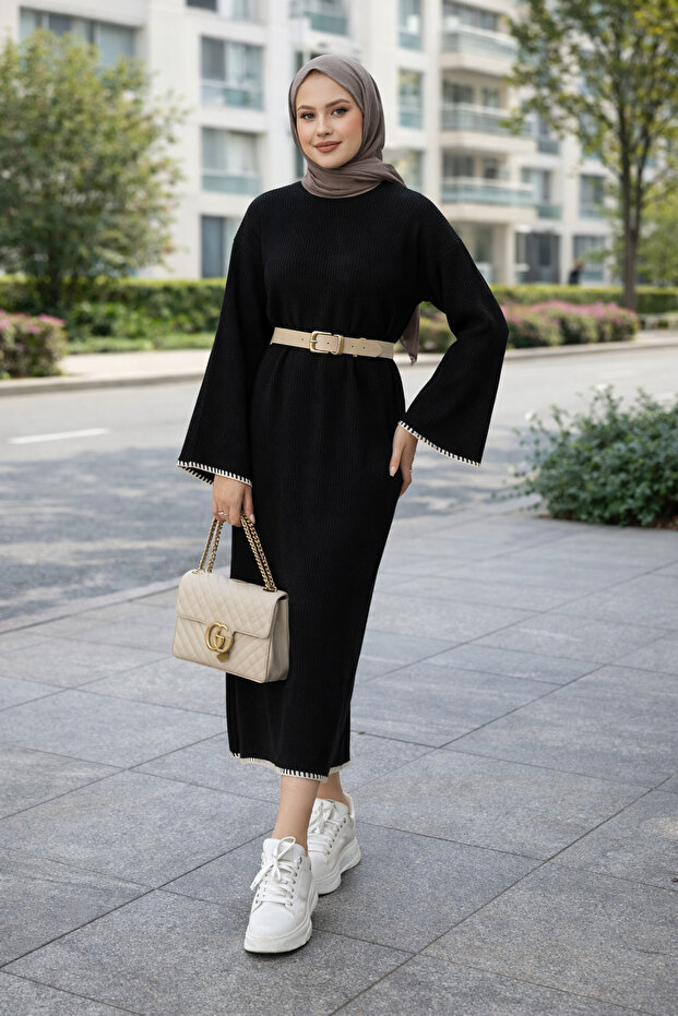 triko zeynep elbise - 1