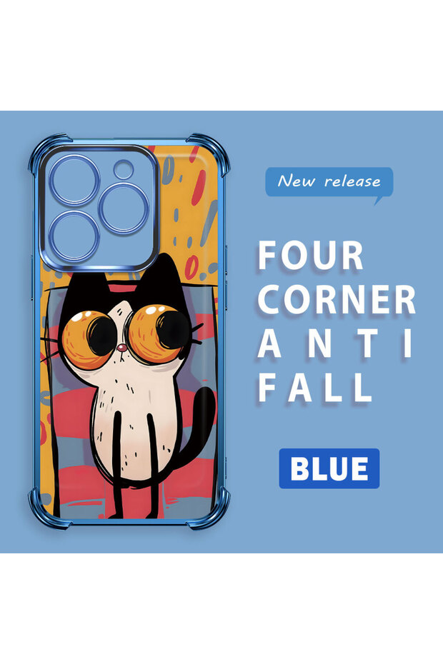 حافظة حماية من السيليكون الشفاف المتوافقة مع Tecno Spark 20/20C بأنماط القطط الصغيرة - 2