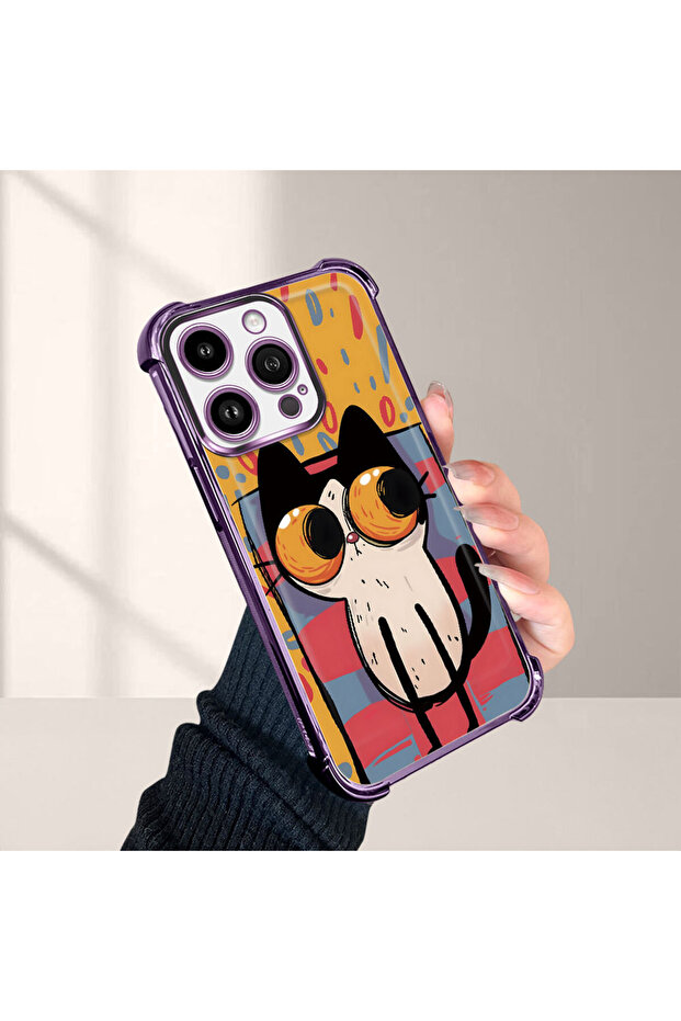 حافظة واقية من السيليكون الشفاف المتوافقة مع هاتف iPhone 14 Pro بأنماط القطط الصغيرة - 4