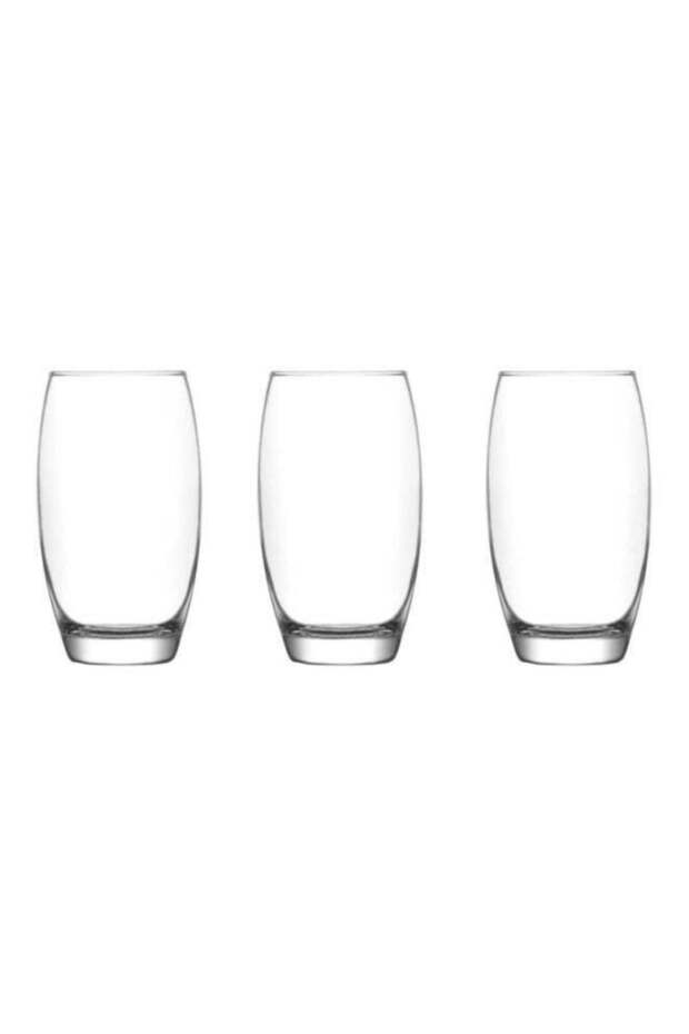 3-Piece Empire Long Drink Glass Set 510ml - Clear