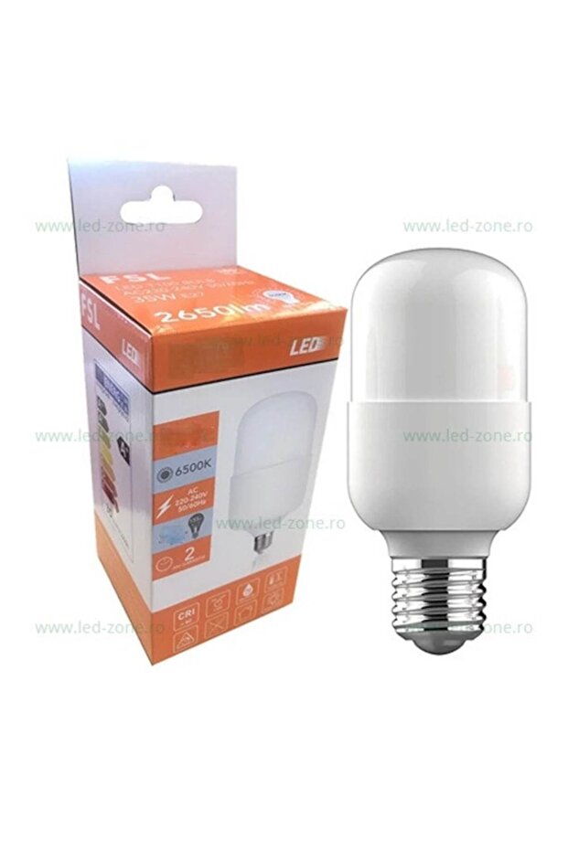 LED Bulb E27 45W Matte Plastic Diffuser T130 - 2