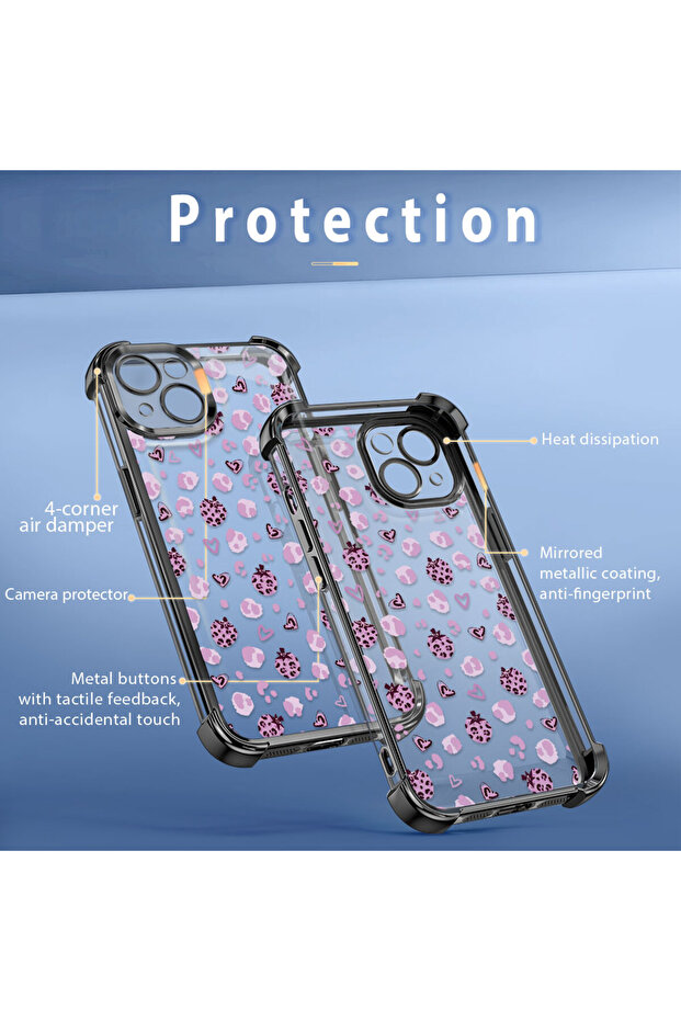 حافظة واقية من السيليكون الشفاف المتوافقة مع هاتف iPhone 14 Plus بأنماط الفراولة - 8