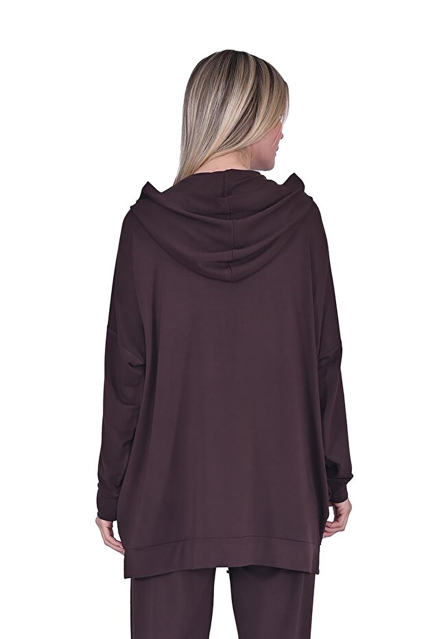 تونيك مرصع بالحجارة بني اللون - 3