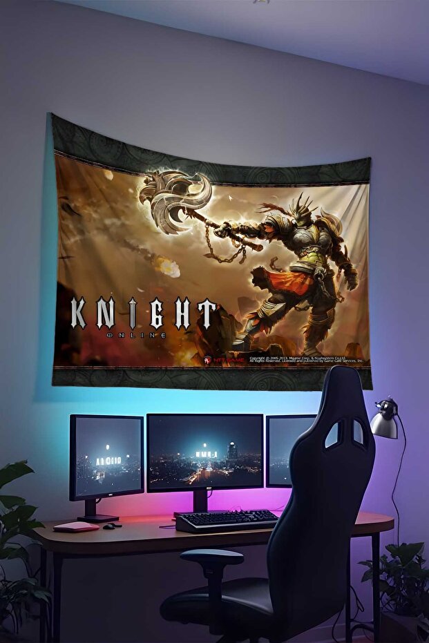 Gamer Wall Cloth, Playstation Xbox – Gaming Themed, High-Quality Fabric, Tapestry Wall Carpet