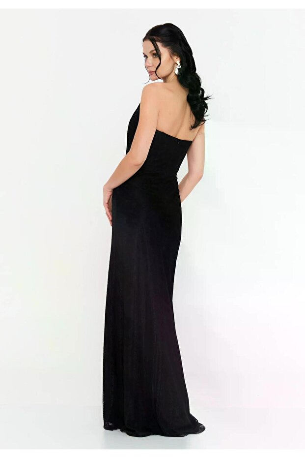 6144DAN DANTEL ELBİSE - 2