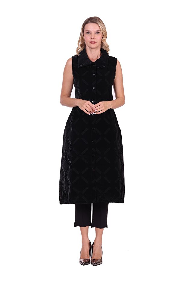 Pervane Kapitone Yelek ORJİNAL 1 - 1