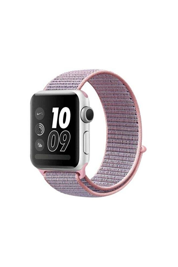 SBAQ Replacement Band For Apple Watch 38mm Grey/Pink