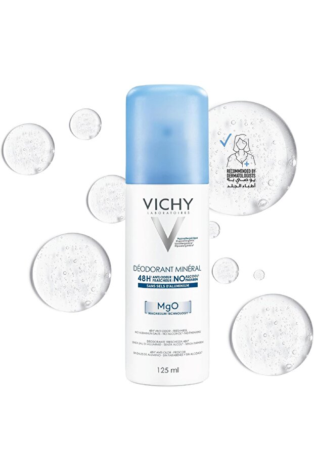 Mineral Enriched Spray Deodorant 48-Hour, 125 ml, Multi-color, Model Sv0300