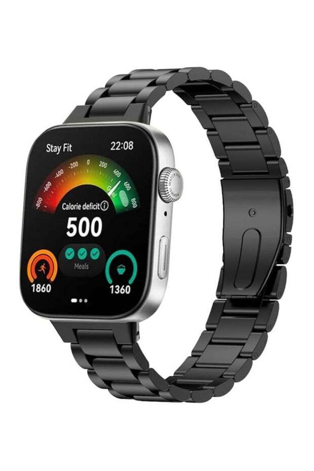 Compatible with Huawei Watch Fit 3 Band for Women Men, Metal Stainless Steel Wristband Replace