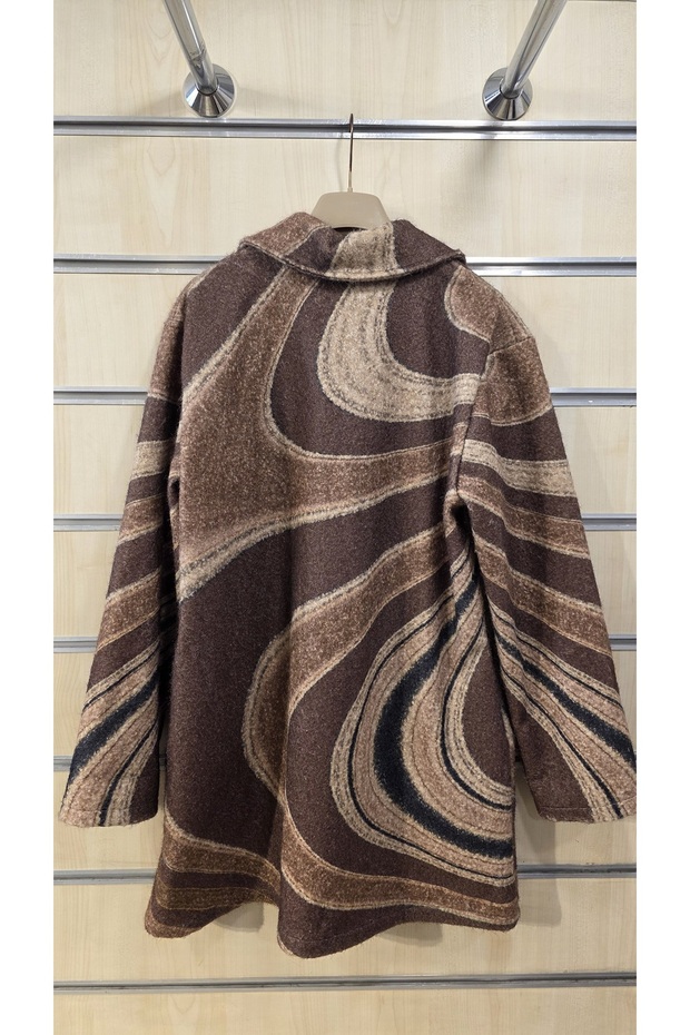 معطف من الفيلق بنمط مختلط - 5