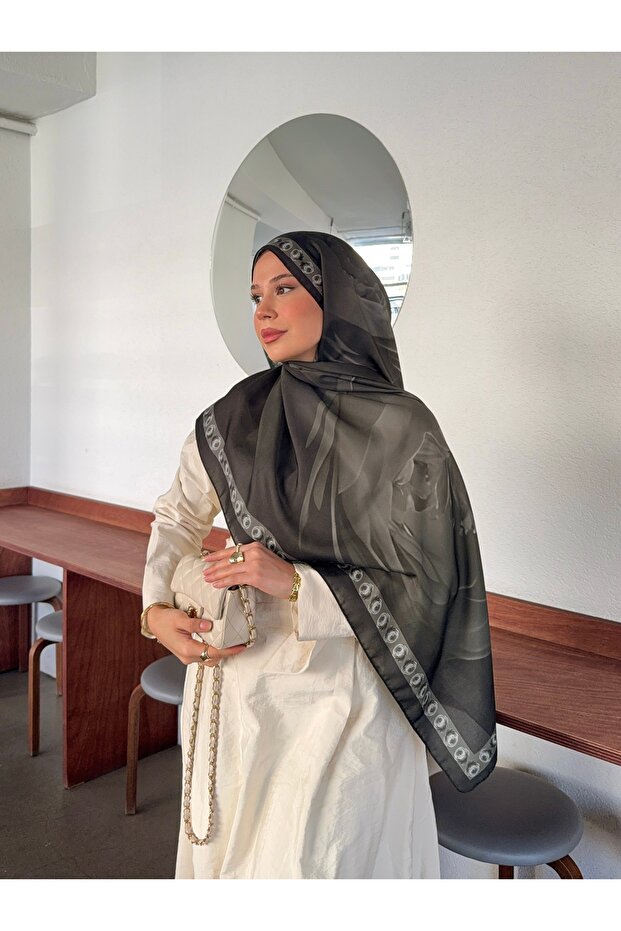 شال قطني ناعم منقوش من سلسلة مارلين ps175
