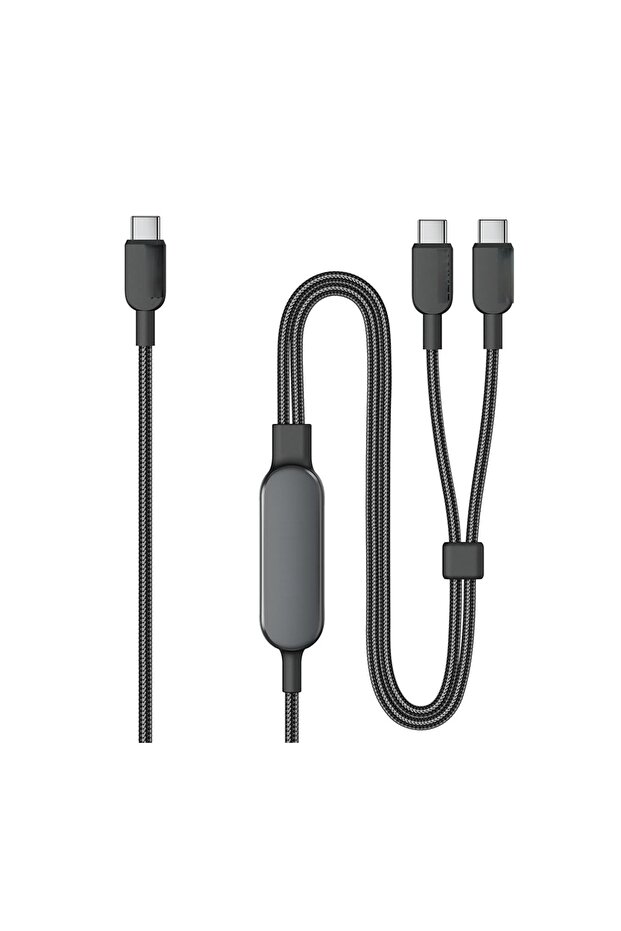 USB C Cable, 4ft 2-in-1 USB C to USB C Cable 140W Max, Fast Charging