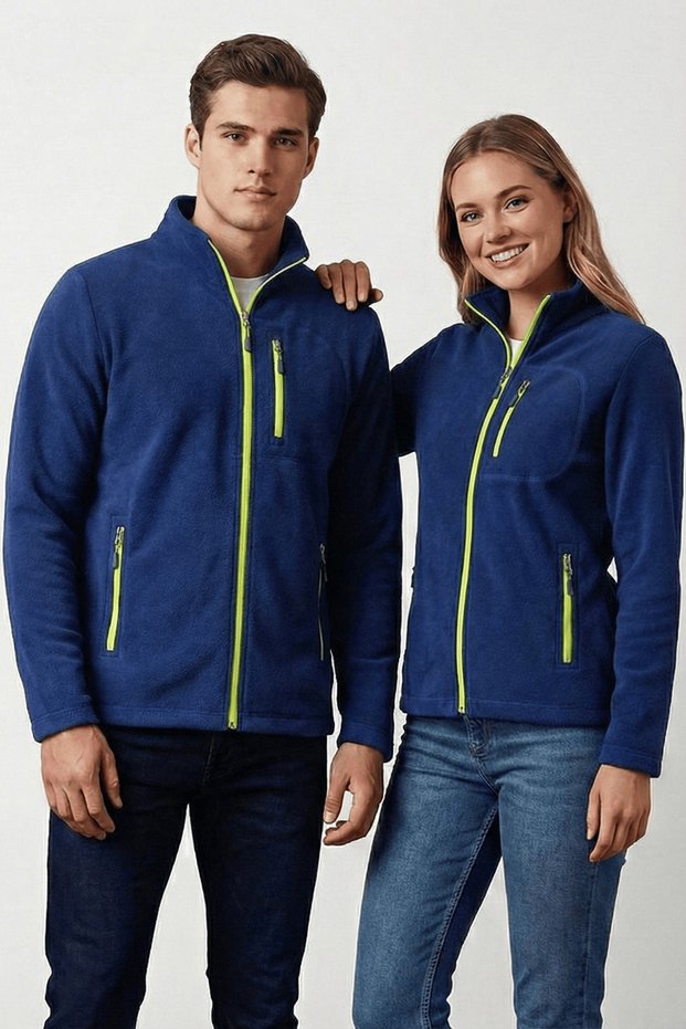 Unisex 3-Pocket Full Zipper Outdoor Polar Tactical Women's and Men's Fleece (1 Piece)