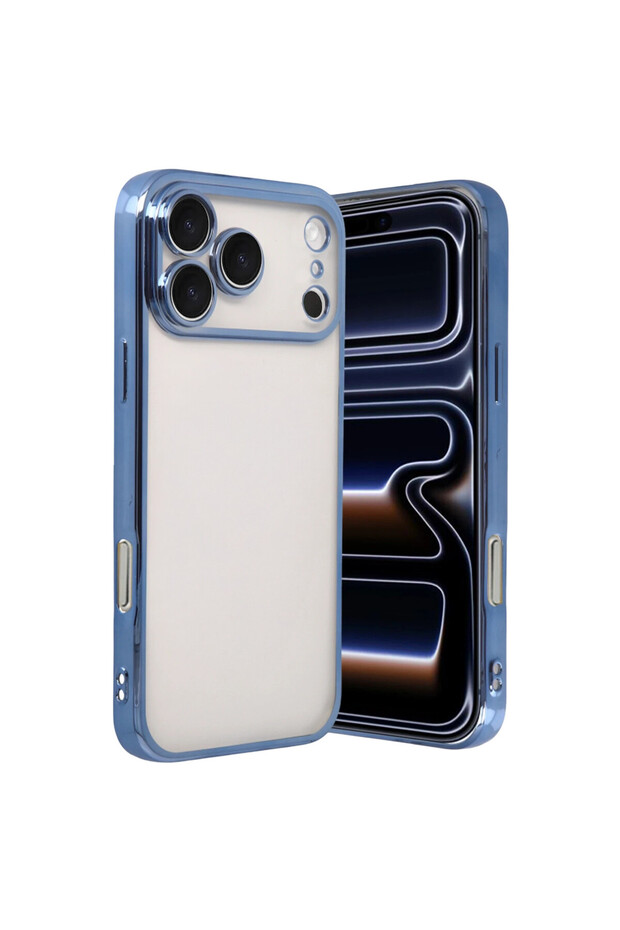 iPhone 17 Pro Camera Lens Protected Edges Colorful Transparent Slim Soft Design Case