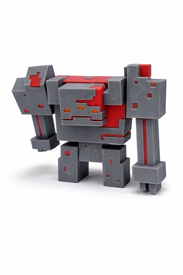 Minecraft Redstone Golem 3d Baskı - 2