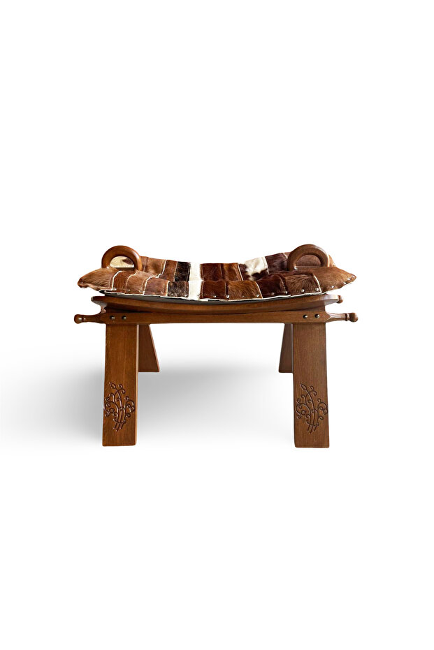 Patchwork Kayın Semer Puf - 2