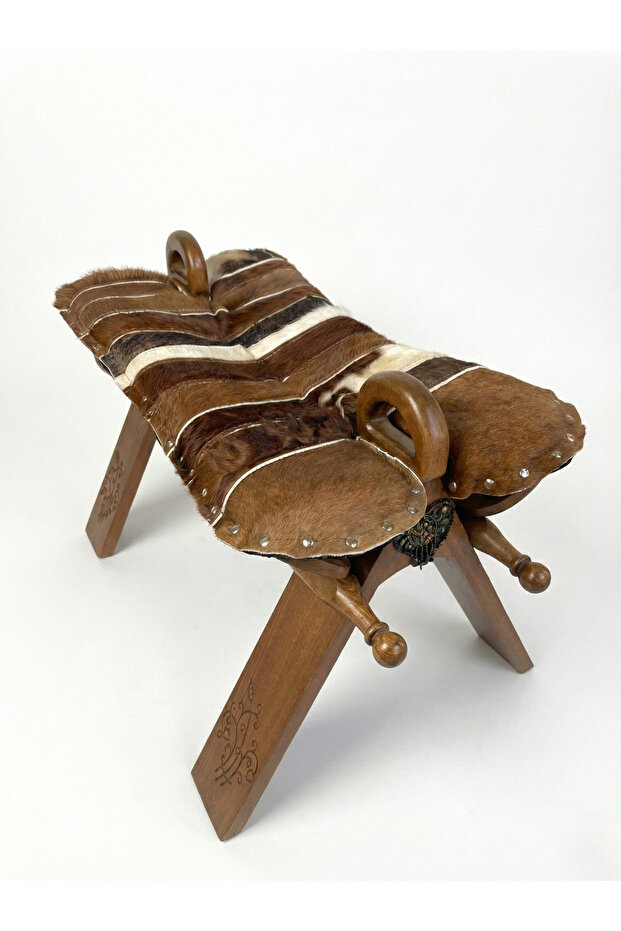 Patchwork Kayın Semer Puf - 3