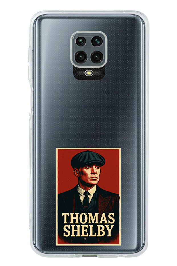 حافظة سيليكون متوافقة مع هاتف Redmi Note 9 PRO-9S من Thomas Shelby مطبوع - 1